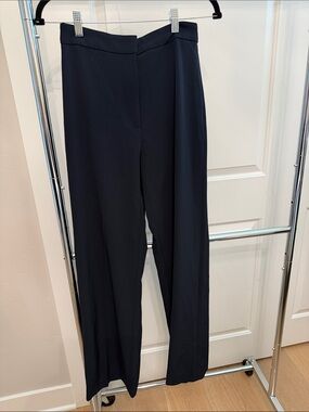H&M Black Wide-Leg Trousers